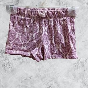 Pre Loved Girls 5/6 Children's Place Pink Burgundy Paisley Mandela Shorts